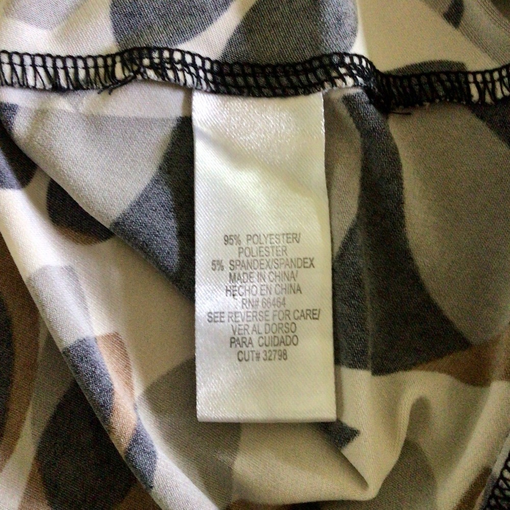Studio I V-Neck Ruched Waist Short Sleeve Dress - Size 12 - Picture 8 of 9